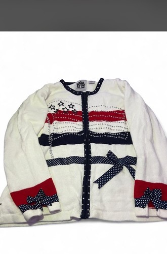Storybook Knits Boys S Striped Stars Button Cardigan Sweater Ramie Cotton