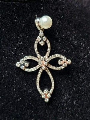 Pfeffinger Sterlingsilber rhodiniert - mit weißem Zirkonia