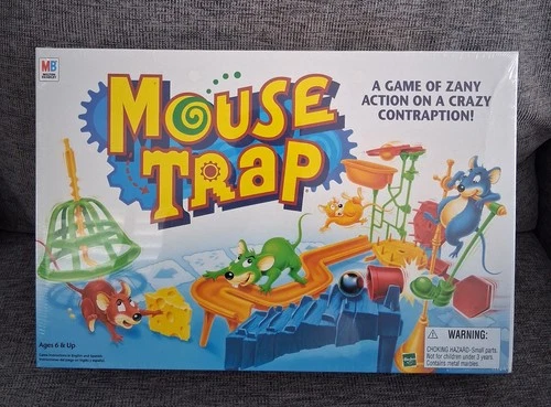 Vintage 1999 Mouse Trap Board Game 4657 Milton Bradley Hasbro New Sealed