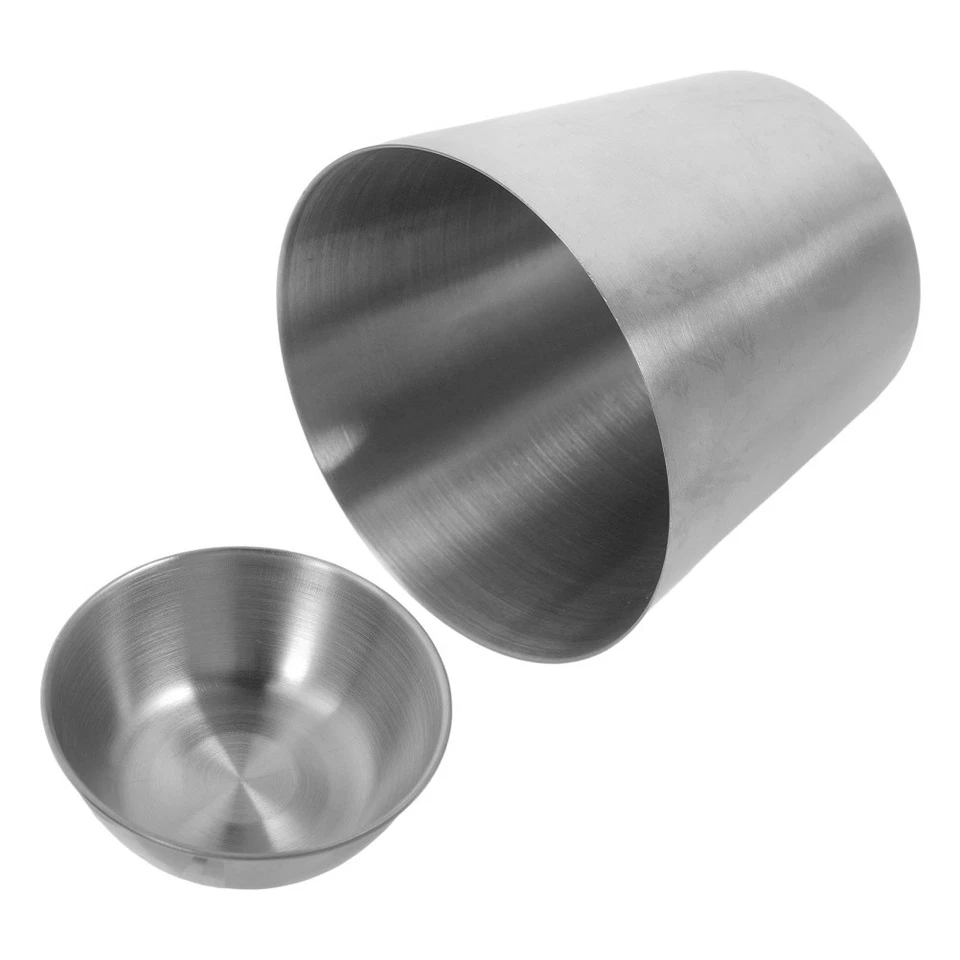 1 Set Mini-Dipschalen aus Edelstahl, Mehrzweck-Gewürzbecher, Servierhalter für - Bild 3 von 4