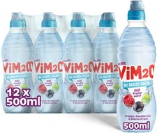 Vimto Original Vim2o Still Water 500ml x12 - Fruity, Low-Calorie Hydration