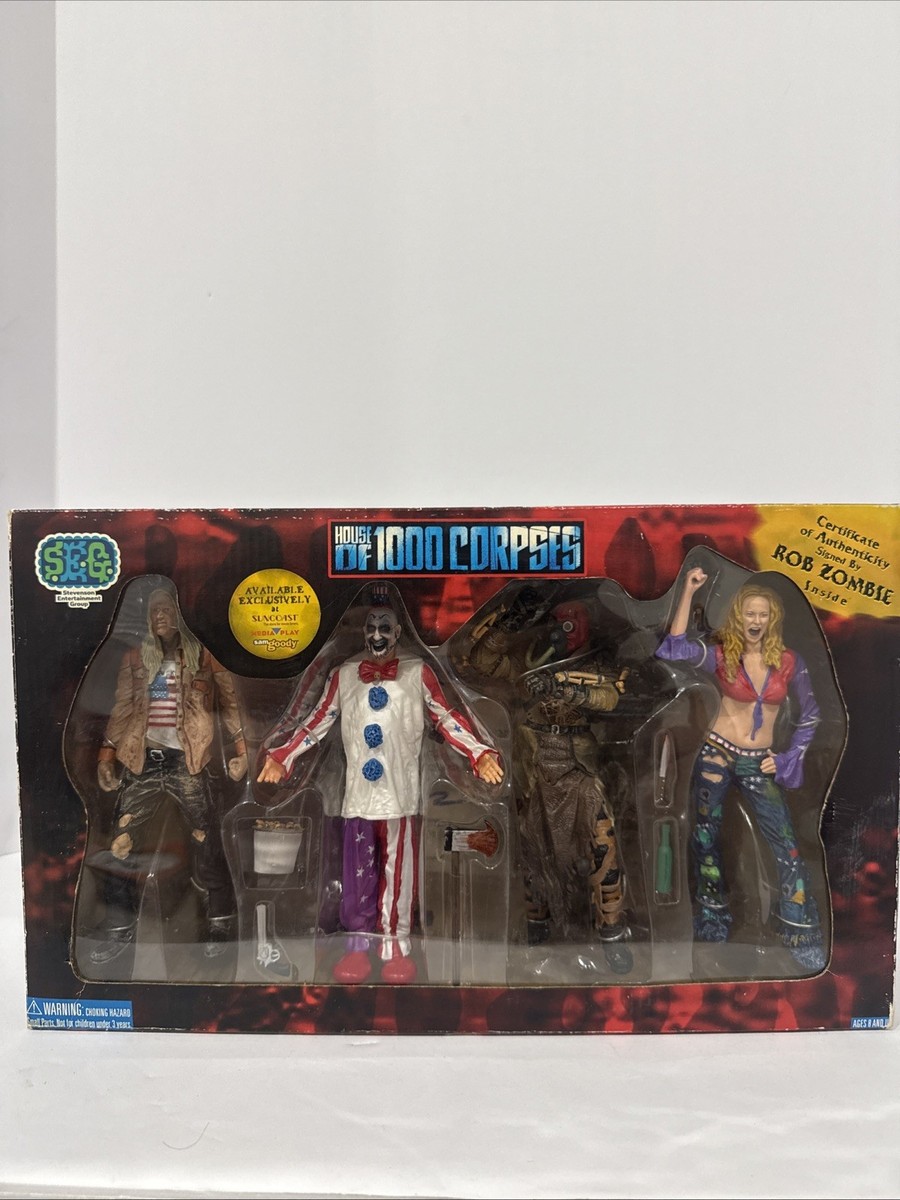 2003 SEG House of 1000 Corpses 4-Figure Set in Box w/Rob Zombie