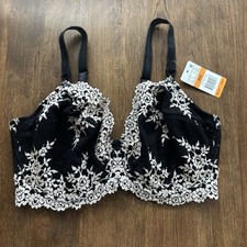Wacoal Embrace Lace Underwire Bra Black Size 38DD 65191 - NWT