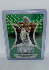2023-24 Panini Mosaic - Epic Performers Giannis Antetokounmpo #8 Green Mosaic...
