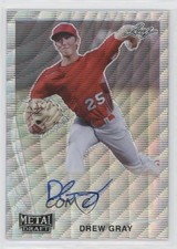 2021 Leaf Metal Draft 1990 Leaf Auto Silver Wave Drew Gray #LA-DG1 Auto 0c6