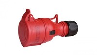 Gniazdo PrzenośNe 16A 5P 400V Czerwone Twist Gpp Typ B 16/5 IP44 921880