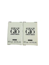 2x Giorgio Armani ACQUA DI GIO Men Cologne 5ml EDP Splash MINI Travel Size