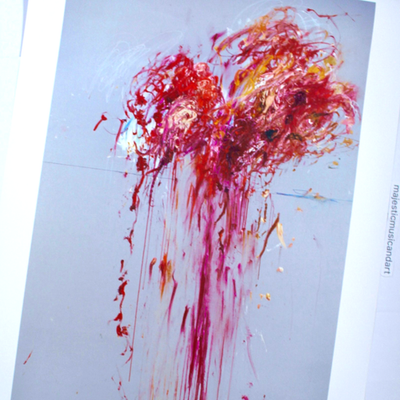 LARGE ORIGINAL CY TWOMBLY EXHIBITION POSTER | eBay