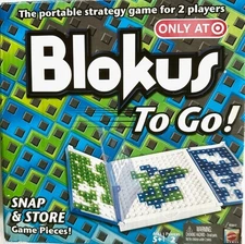 Blokus to Go -Strategy Game for 2 with feature that holds puzzle pieces securely