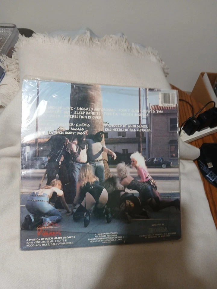 Mentors - You Axed For It! (LP) 1985 DEATH RECORDS Enigma 72036-1 1st Rare - Image 2 of 2