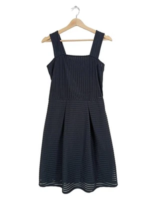 ARMANI Robe à bretelles Dames Robe T EU 40 noir élégant - Photo 1/4