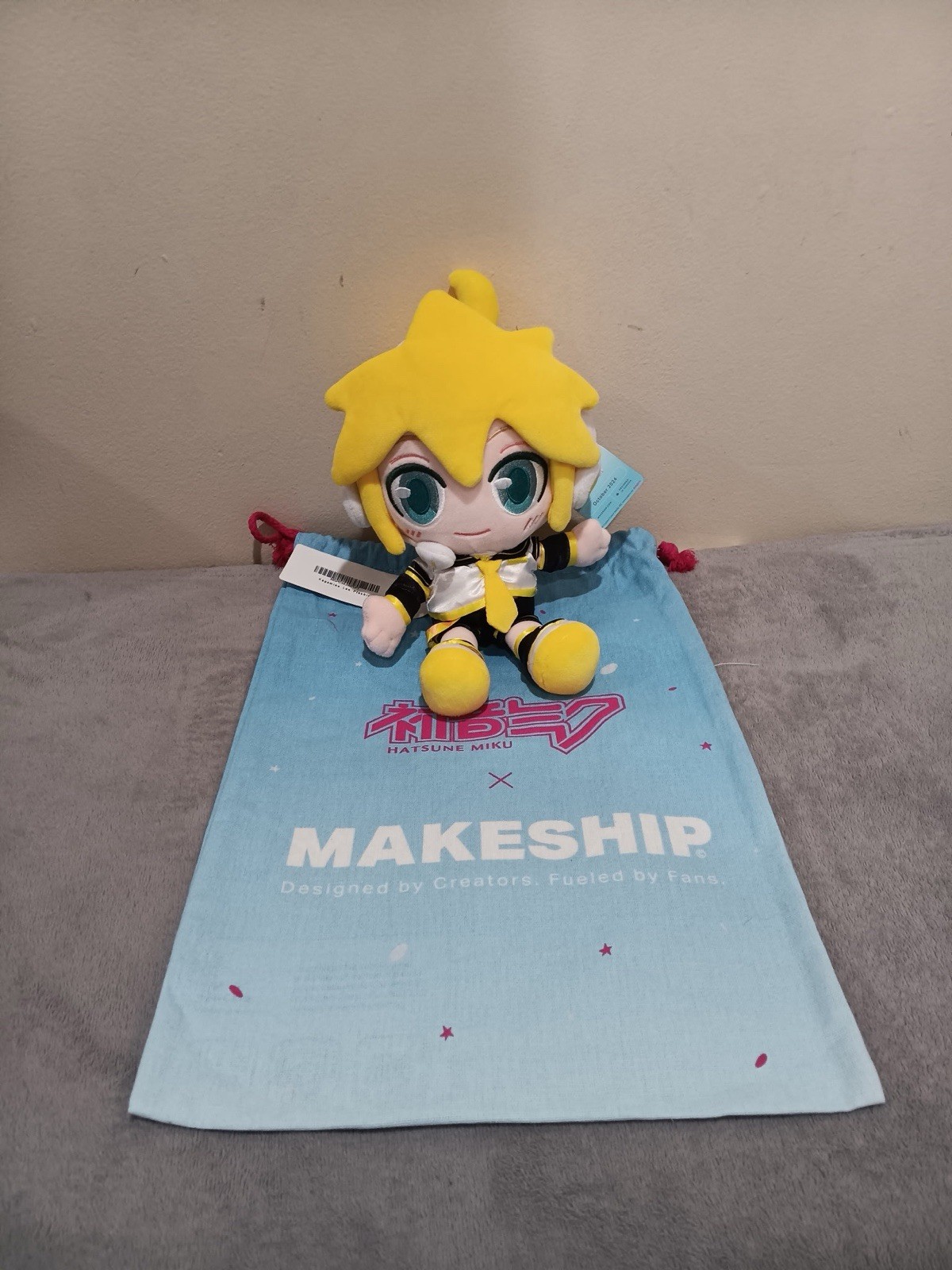 Peluche Kagamine Len Vocaloid Makeship - Nuevo con bolsa