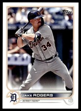 2022 Topps Jake Rogers Detroit Tigers #198