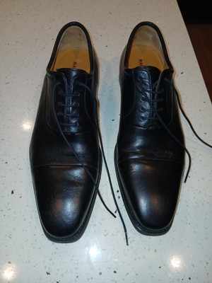 Magnanni Mens Federico Oxford Cap Toe Leather Dress Shoes Size 8 D Black Leather Magnanni Federico Oxford Cap Toe Dress Shoes Black Leather  main image 4
