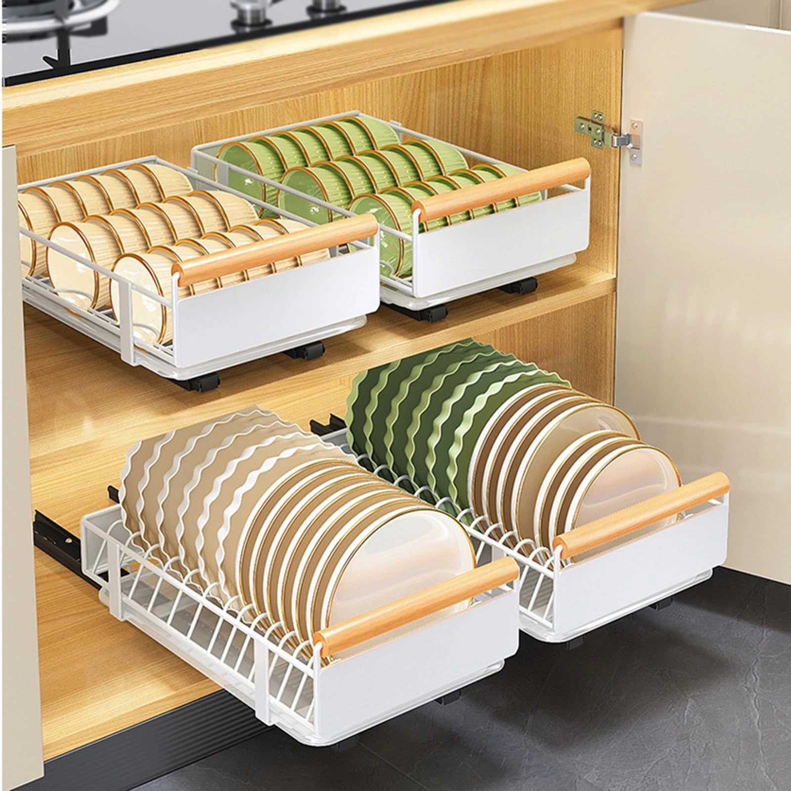 Curtainboro PullOut Cabinet Telescopic Drawer, Kitchen Storage Shelf Basket E...
Opens in a new wind