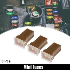 3pcs 32V 120 Amps Mini Block Fuse Car Box Shaped Fuse for Trucks Pickup Cars