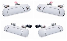 All 4 Pcs Chrome Outside Door Handles For 1999 - 2003 Mazda Protege Protege5 All 4 Pcs Chrome Outside Door Handles For 1999 - 2003 Mazda Protege Protege5