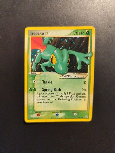 Pokemon Card EX Team Rocket Returns 109/109 Treecko Gold Star english 2004 151