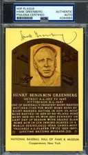 Hank Greenberg Cards, Rookie Cards and Autographed Memorabilia Guide 41