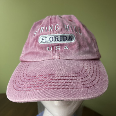 Spring Hill Florida USA Ballcap Embroidered By Sunkiss Kap