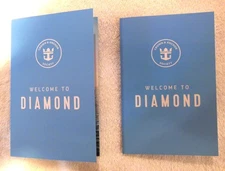 TWO (2) RCCL ROYAL CARIBBEAN CROWN & ANCHOR SOCIETY DIAMOND MEMBER PINS NEW