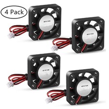 4PCS DC12V Cooling Computer Case Fan 4010 40x40x10mm PC 3D Printer 2Pin US Stock