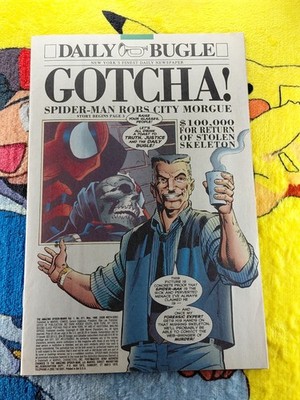 Amazing Spider-Man #411 1st Appearance Cell-12 - J. Jonah Jameson Newsstand 