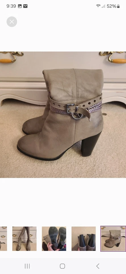 Botas de cuero genuino Two Lips Foto 3 de 4