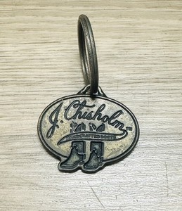 Vintage J.Chisholm boots brass tag or keychain. Whichever you prefer 