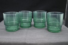 Set of 4 Vintage Tupperware Preludio Acrylic 10 oz Tumblers