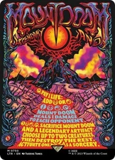 MTG English Mount Doom (Borderless Poster) NM Foil