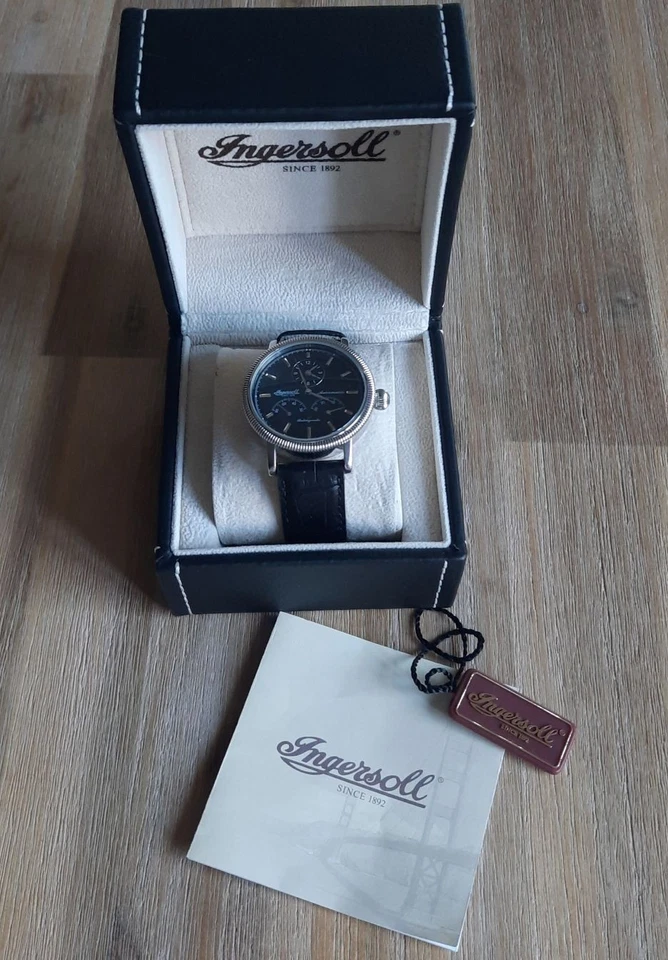 Ingersoll® Herren Armbanduhr Colorado IN 2600 BK, Automatic,reparaturbedürftig - Bild 4 von 4