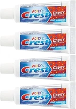 Crest Kids Cavity Protection Toothpaste, Sparkle Fun, Travel Size 0.85 oz 4PAK