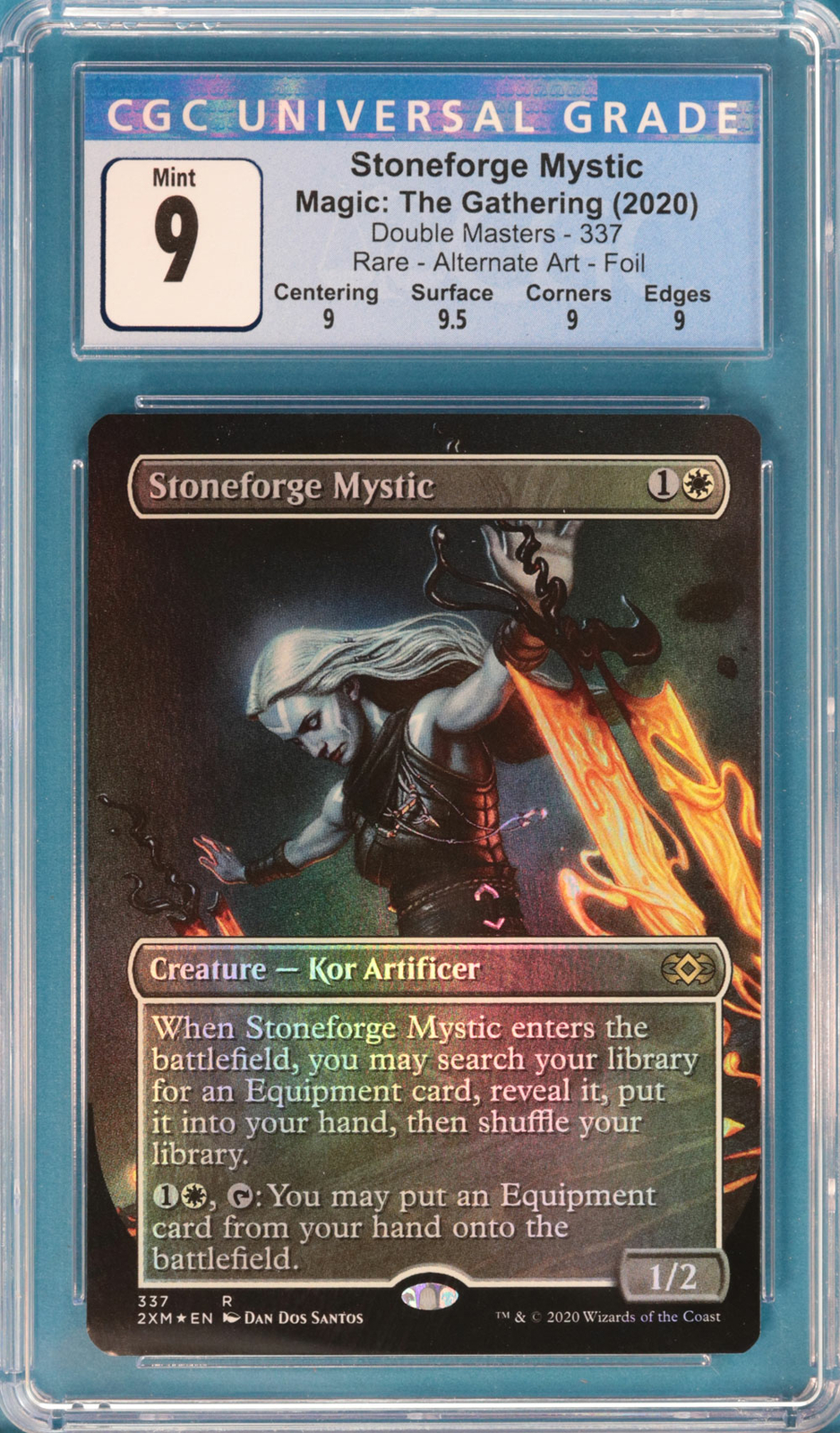 Mystic (Borderless) FOIL Double Masters GRADED CGC 9 MINT