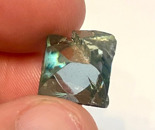 Big Loose CVD Diamond VVS1 Clarity 14.75 Ct H-I Fancy Green Certified Rare Facet - Picture 4 of 10