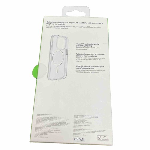 Belkin SheerForce Magnetic Protective Case for Apple iPhone 14 Pro - Clear - 第 2/2 張圖片