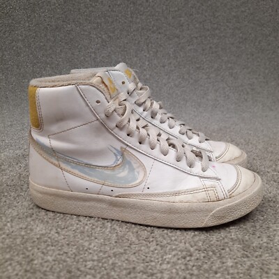 Nike Blazer Mid 77 GS Brushstroke White Royal Tint Size 4.5Y Women 6 DX3070-100