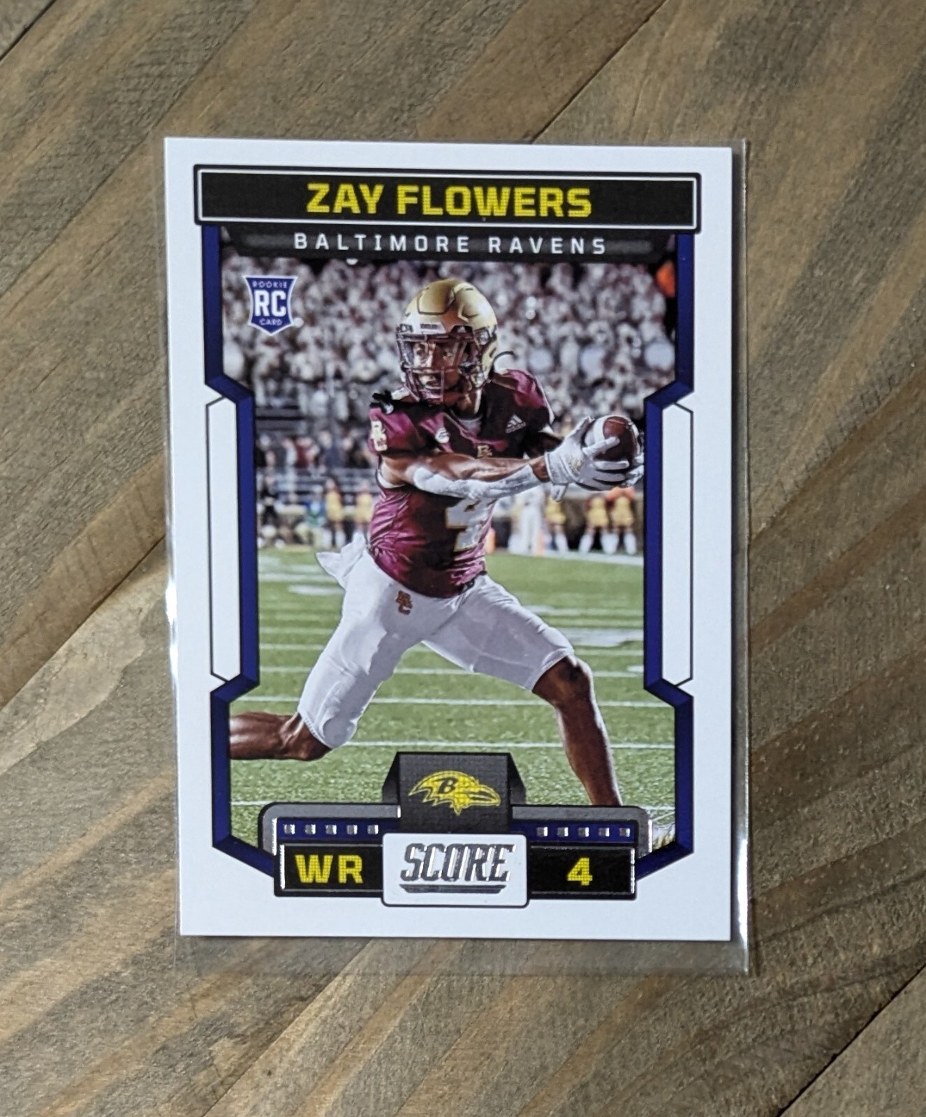 2023 SCORE ZAY FLOWERS #351 Football Rookie RAVENS RC