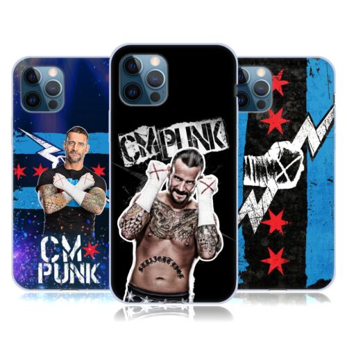 OFFICIAL WWE CM PUNK SOFT GEL CASE FOR APPLE iPHONE PHONES - Picture 1 of 10