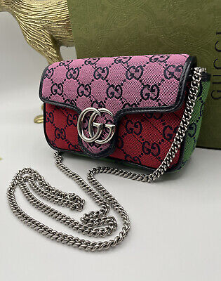 Super mini canvas shoulder bag - Gucci - Women