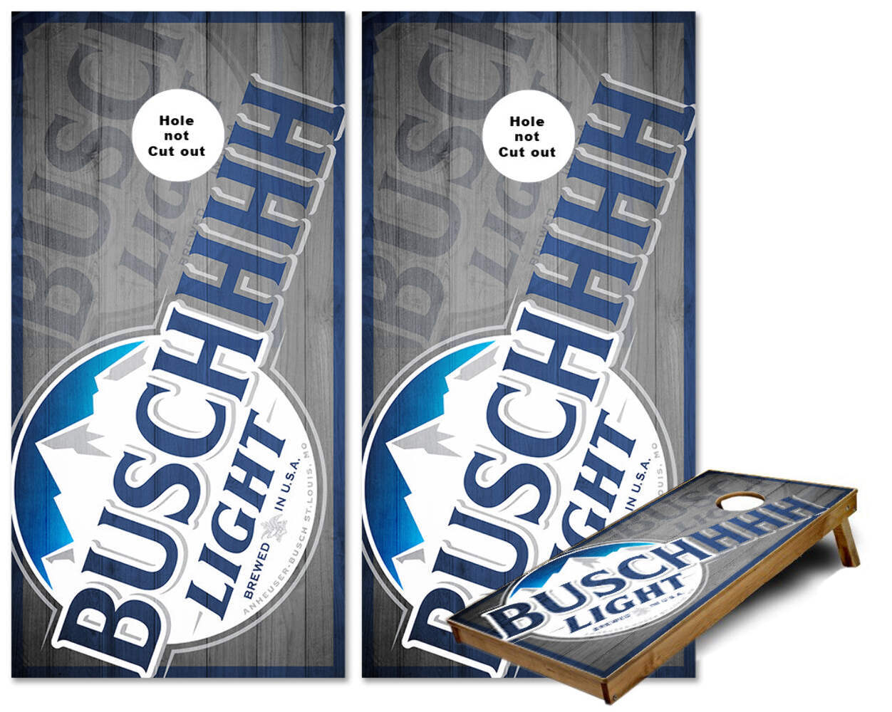 Busch Light Buschhhhh Cornhole wraps | eBay