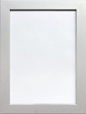 MODERN PHOTO PICTURE POSTER FRAME LARGE MULTIPLE SIZES BLACK WHITE SILVER PEWTER