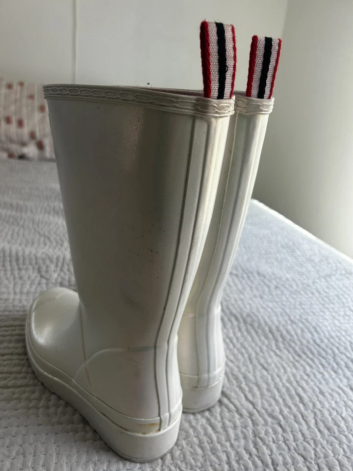 Hunter Wellington Original Play Botas de Lluvia Altas Impermeables Nacaladas Talla 7 Foto 2 de 4