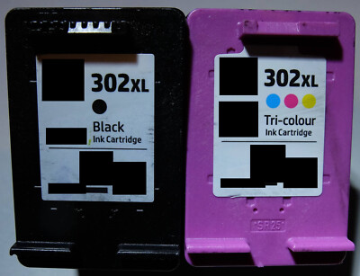 Firstoner 302XL Zwarte Inktcartridge, 302XL Vervanging voor 302 Inktcartridges Combo Pack voor Envy 4520 4524 4527 4523 OfficeJet 3830 3831 3835 4650 5230 DeskJet 3630 1110 2130 2132 (2 Zwart