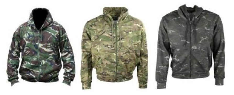 KOMBAT UK Camo Hoodie - (DPM,BTP & BTP BLACK) - Metal Detecting - DETECNICKS LTD