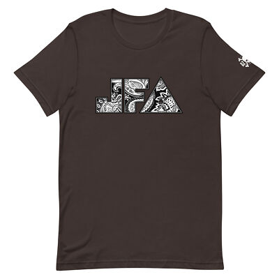 JFA B/W Paisley Soft/Fitted Unisex T-Shirt 1