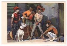 1968 BRAZIL Short Respite BOYS Dog Children O...