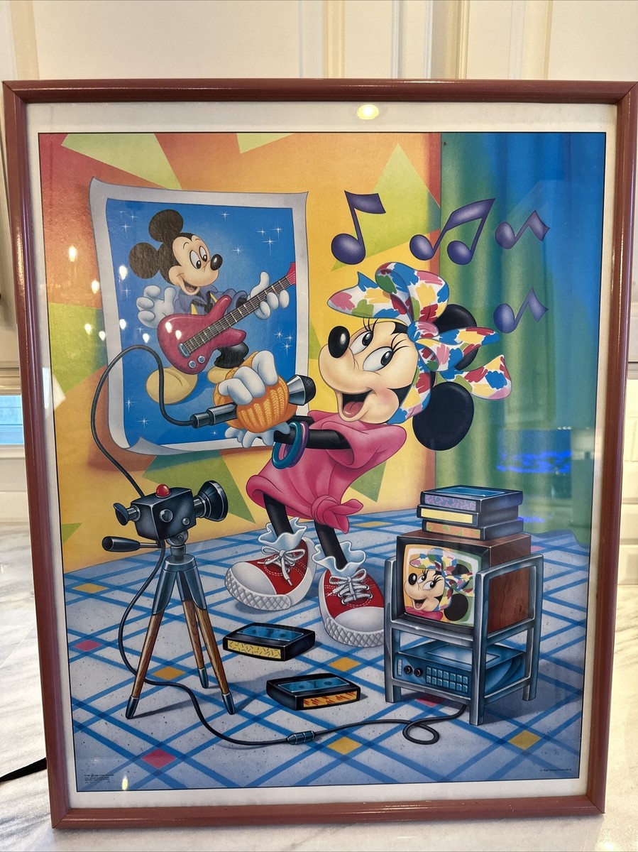 絵画　ミッキー＋ミニー 恋人達の銀食器 / Lover's silverware Vintage Mickey Mouse Disney Kids Children's Silverware