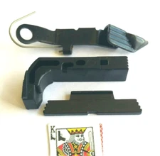 Extended Parts Kit, Black W/Angled Slide Lock for Gen 3 Glock Models 31, 32, 33