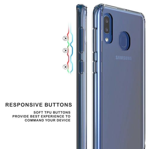 Hybrid Shockproof Hard Back Cover w/TPU Bumper Case for Samsung Galaxy A20 A50 - Picture 5 of 33